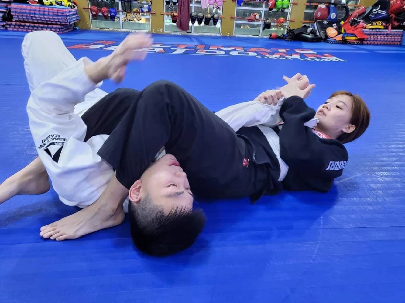 Brazilian Jiu-Jitsu training at Ultimate MMA Academy